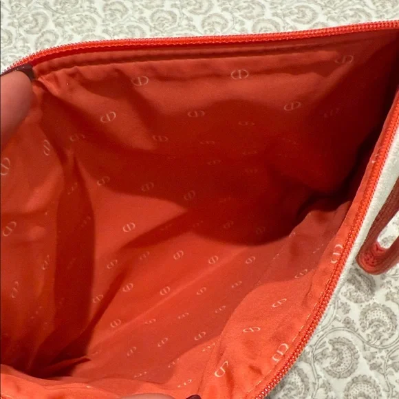Christian Dior White and Red Wristlet - Picture 5 of 7